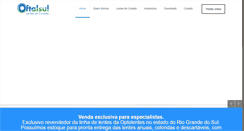 Desktop Screenshot of oftalsul.com.br